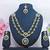 Green designer premium festive wear necklace set