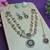Green designer premium festive wear necklace set