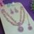 Purple designer premium festive wear necklace set