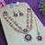 Blue designer premium festive wear necklace set