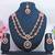 Purple designer premium festive wear necklace set