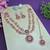 Purple designer premium festive wear necklace set