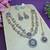 Turquoise designer premium festive wear necklace set