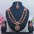 Red designer premium festive wear necklace set
