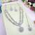 Pink designer premium festive wear necklace set