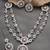 Purple designer premium festive wear necklace set