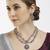 Purple designer premium festive wear necklace set
