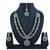 Turquoise designer premium festive wear necklace set