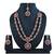 Red designer premium festive wear necklace set