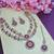 Red designer premium festive wear necklace set