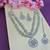 White designer premium festive wear necklace set
