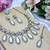 White designer premium festive wear necklace set