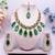 Turquoise designer premium festive wear necklace set