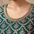Teal green premium chinon embroidered sharara suit set with dupatta