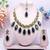 Blue designer premium festive wear necklace set
