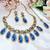 Turquoise designer premium festive wear necklace set