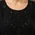 Black premium chinon beads work kurta palazzo set with border tassel dupatta