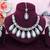 White designer premium festive wear necklace set