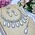 White designer premium festive wear necklace set