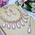 Silver designer premium festive wear necklace set