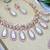 Silver designer premium festive wear necklace set