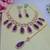 Purple designer premium festive wear necklace set