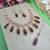 Green designer premium festive wear necklace set