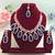 Turquoise designer premium festive wear necklace set