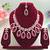 Pink designer premium festive wear necklace set