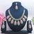 Pink designer premium festive wear necklace set