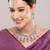 Purple designer premium festive wear necklace set
