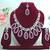 Purple designer premium festive wear necklace set