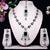 Black designer premium festive wear necklace set