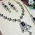 Black designer premium festive wear necklace set
