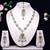 Multicolor designer premium festive wear necklace set