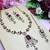 Maroon designer premium festive wear necklace set