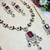 Maroon designer premium festive wear necklace set