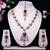 Red designer premium festive wear necklace set