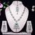 White designer premium festive wear necklace set