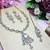 White designer premium festive wear necklace set