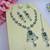 Green designer premium festive wear necklace set