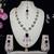 Black designer premium festive wear necklace set