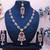 Pink designer premium festive wear necklace set