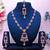Pink designer premium festive wear necklace set