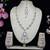 White designer premium festive wear necklace set