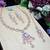 White designer premium festive wear necklace set