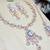White designer premium festive wear necklace set