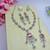 Pink designer premium festive wear necklace set