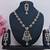 Pink designer premium festive wear necklace set