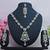 White designer premium festive wear necklace set